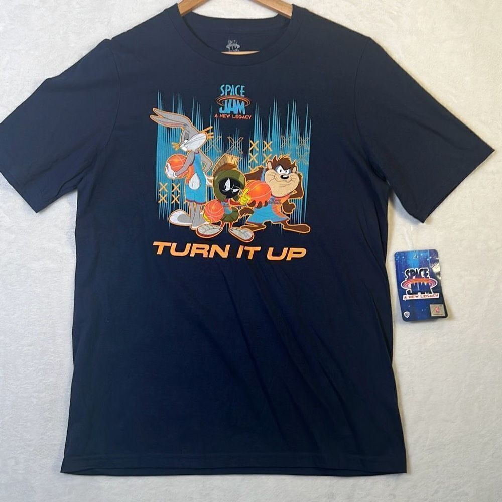 Space Jam graphic T-shirt | bugs bunny‎ | taz- NWT-XL